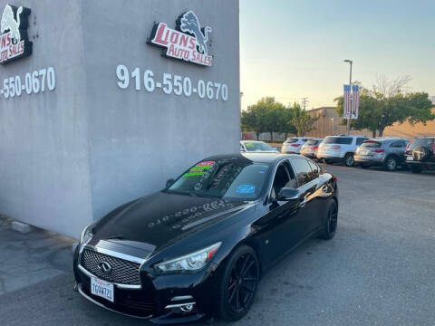2014 Infiniti Q50 for sale at LIONS AUTO SALES in Sacramento CA