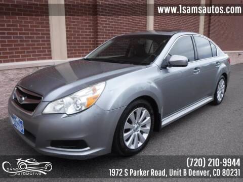 2011 Subaru Legacy for sale at SAM'S AUTOMOTIVE in Denver CO