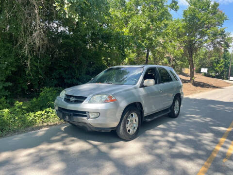 2002 Acura MDX for sale at Dynasty Auto in Dallas TX