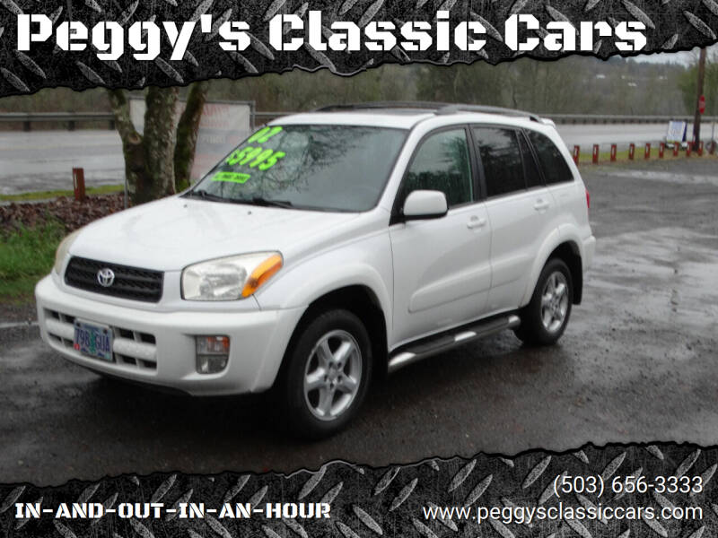 2002 Toyota RAV4 for sale at Peggy's Classic Cars in Oregon City OR