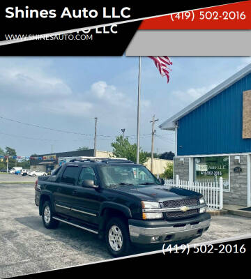 2005 Chevrolet Avalanche for sale at Shines Auto LLC in Sandusky OH