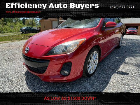 2012 Mazda MAZDA3 for sale at Efficiency Auto Buyers in Milton GA