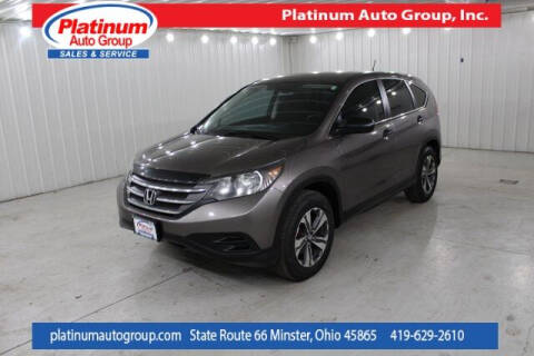 2013 Honda CR-V for sale at Platinum Auto Group Inc. in Minster OH