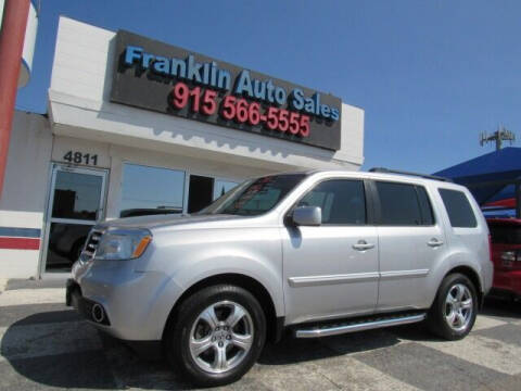 2012 Honda Pilot for sale at Franklin Auto Sales in El Paso TX