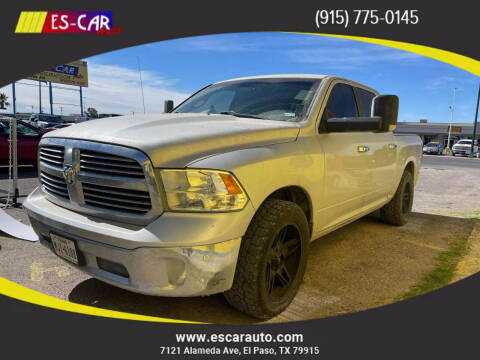 2015 RAM 1500 for sale at Escar Auto in El Paso TX