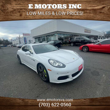 2015 Porsche Panamera for sale at E Motors INC in Vienna VA