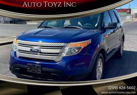 2013 Ford Explorer for sale at Auto Toyz Inc in Lodi CA