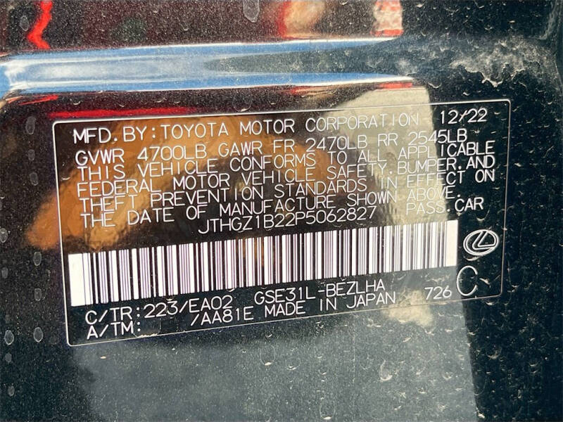 2023 Lexus IS 350 F SPORT