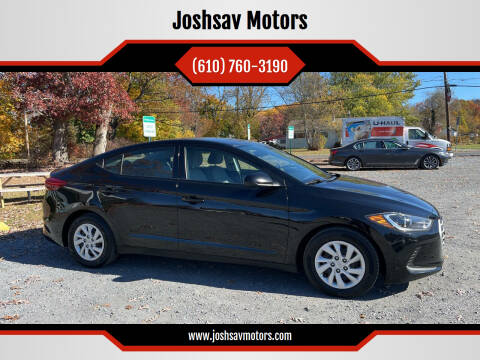 2018 Hyundai Elantra for sale at Joshsav Motors in Walnutport PA