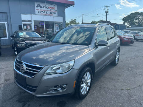 2011 Volkswagen Tiguan for sale at AutoPro Virginia LLC in Virginia Beach VA