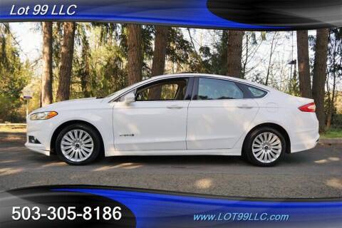 2013 Ford Fusion Hybrid for sale at LOT 99 LLC in Milwaukie OR