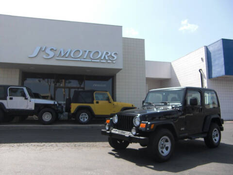 2002 Jeep Wrangler for sale at J'S MOTORS in San Diego CA