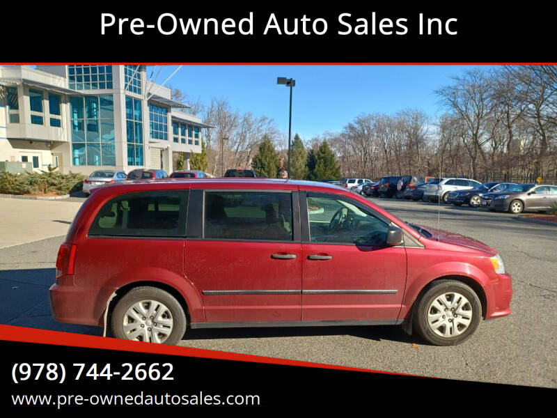 2016 Dodge Grand Caravan for sale at Pre-Owned Auto Sales Inc in Salem MA