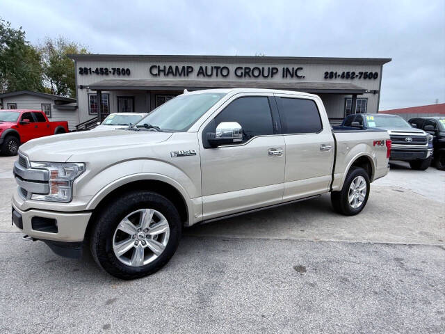 2018 Ford F-150 for sale at Champ Auto Group Inc in Channelview, TX