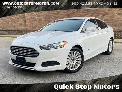 2014 Ford Fusion Hybrid for sale at Quick Stop Motors in Kansas City MO