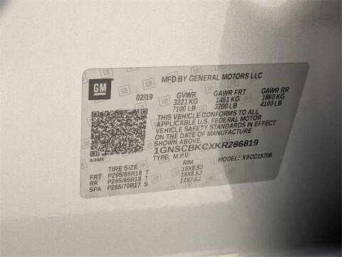 2019 Chevrolet Tahoe LT