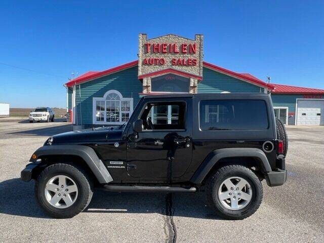 2012 Jeep Wrangler for sale at THEILEN AUTO SALES in Clear Lake IA