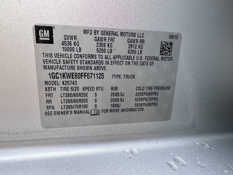 2015 Chevrolet Silverado 2500HD LTZ