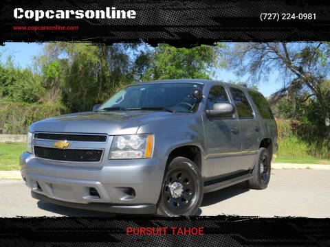 2013 Chevrolet Tahoe for sale at Copcarsonline in Thonotosassa FL