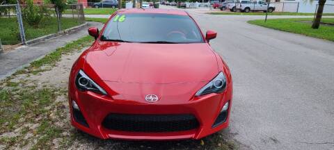 2016 Scion FR-S for sale at A1 Cars for Us Corp in Medley FL