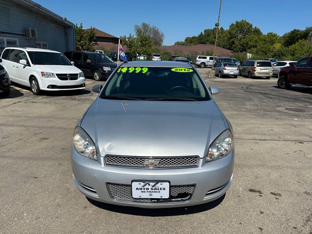 2012 Chevrolet Impala for sale at A to Z Auto Sales LLC in Appleton, WI