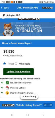 2017 Ford Escape SE