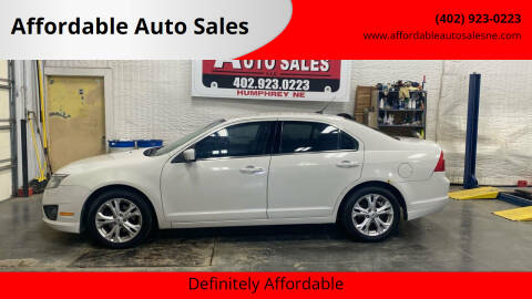 2012 Ford Fusion for sale at Affordable Auto Sales in Humphrey NE