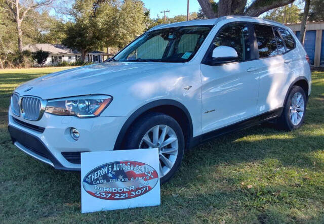 2017 BMW X3 for sale at Theron's Auto Sales, LLC in Deridder, LA