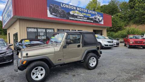 2003 Jeep Wrangler for sale at London Motor Sports, LLC in London KY