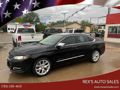 2015 Chevrolet Impala for sale at Rex's Auto Sales in Junction City KS
