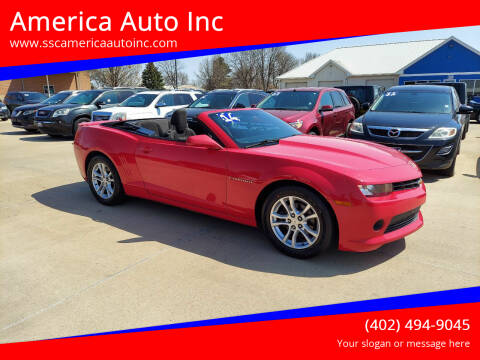2014 Chevrolet Camaro for sale at America Auto Inc in South Sioux City NE