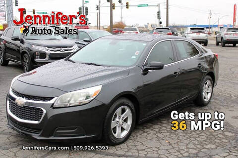 2015 Chevrolet Malibu for sale at Jennifer's Auto Sales in Spokane Valley WA