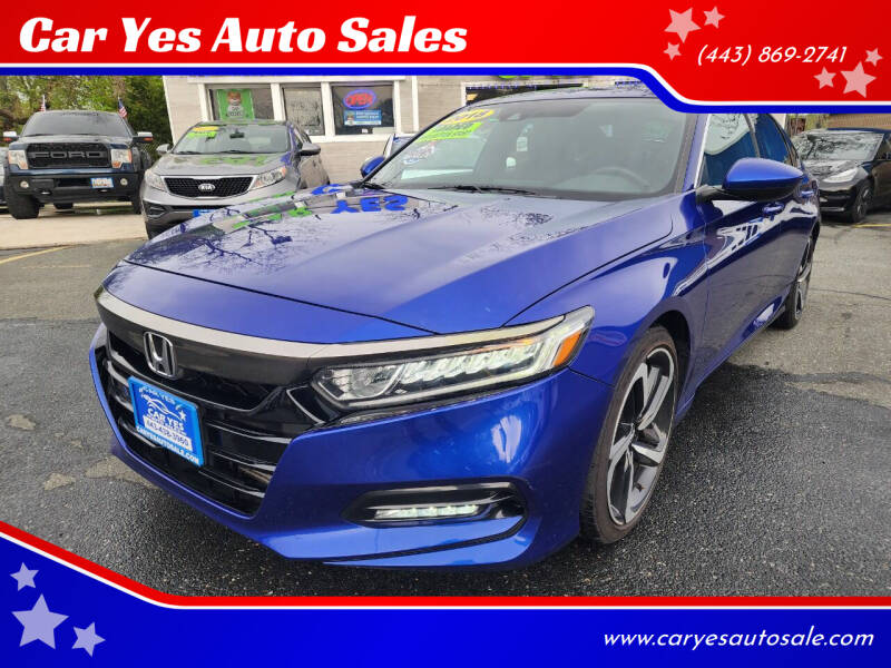 2018 Honda Accord for sale at Car Yes Auto Sales in Baltimore MD