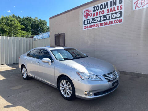 2010 Lexus ES 350 for sale at Zoom In 5 Auto Sales in Fort Worth TX