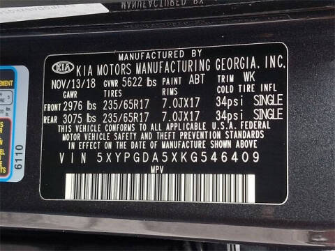 2019 Kia Sorento LX V6