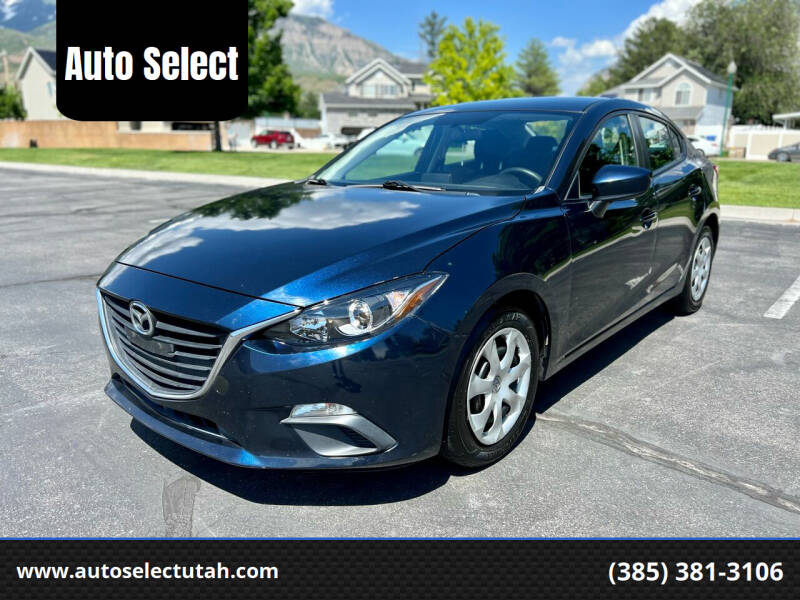 2016 Mazda MAZDA3 for sale at Auto Select in Orem UT