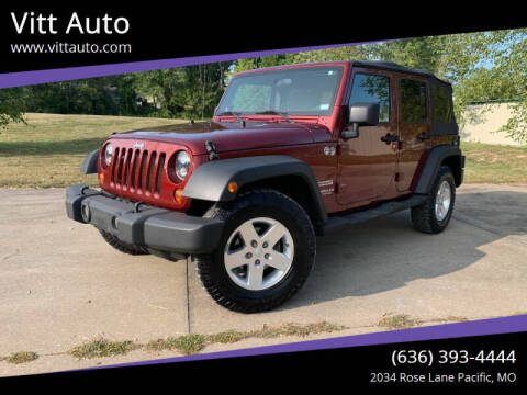 2010 Jeep Wrangler Unlimited for sale at Vitt Auto in Pacific MO