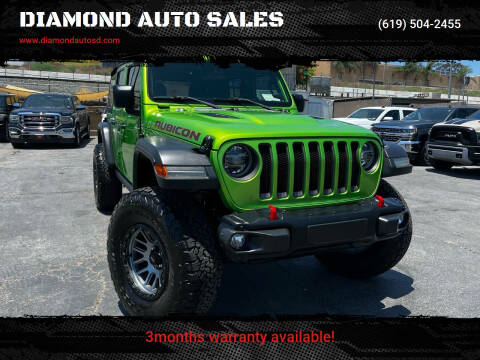 2018 Jeep Wrangler Unlimited for sale at DIAMOND AUTO SALES in El Cajon CA