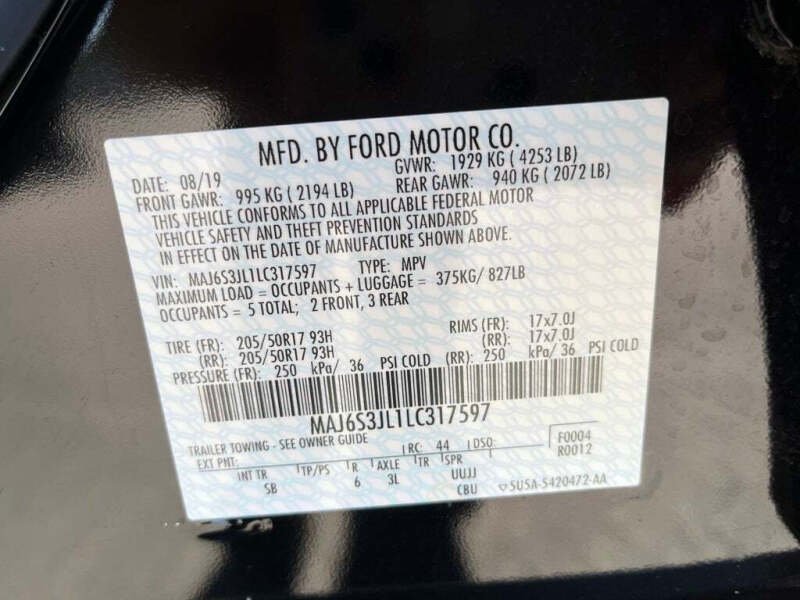 2020 Ford EcoSport SES