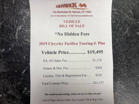 2019 Chrysler Pacifica Touring L Plus