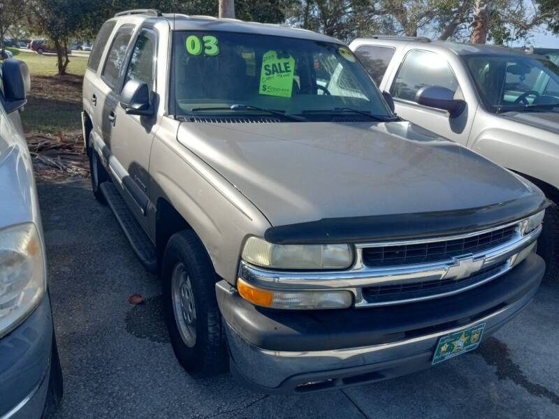 2003 Chevrolet Tahoe for sale at Brevard Auto Sales in Palm Bay FL