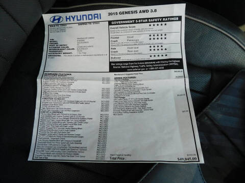 2015 Hyundai Genesis