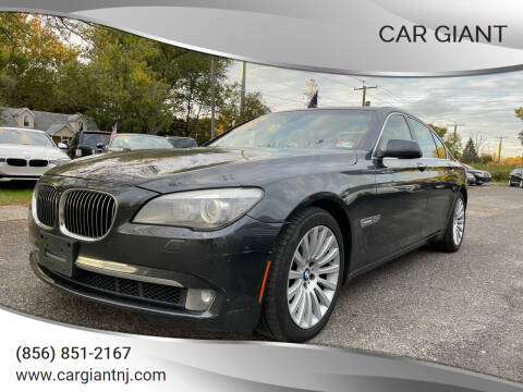 2011 BMW 7 Series for sale at Car Giant in Pennsville NJ