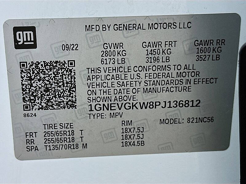 2023 Chevrolet Traverse LT Cloth