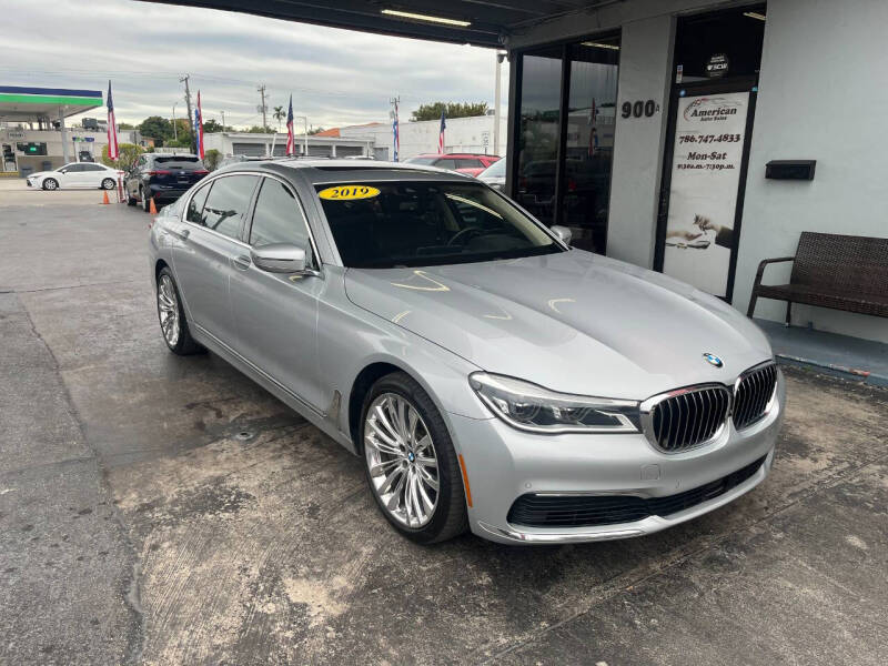 2019 BMW 7 Series for sale at American Auto Sales in Hialeah FL