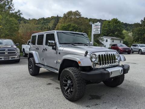 2015 Jeep Wrangler Unlimited for sale at KUNTZ MOTOR COMPANY INC in Mahaffey PA