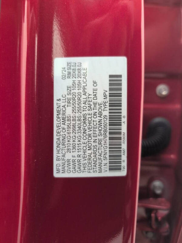 2024 Honda Pilot Touring