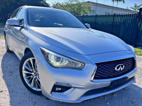 2018 Infiniti Q50 for sale at Vice City Deals in North Miami Beach FL