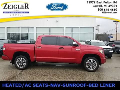 2020 Toyota Tundra for sale at Harold Zeigler Ford - Jeff Bishop in Plainwell MI