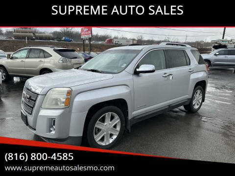 2011 GMC Terrain for sale at SUPREME AUTO SALES in Grandview MO